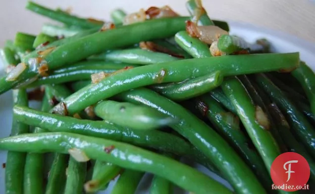 Fagiolini con Scalogno Ricetta