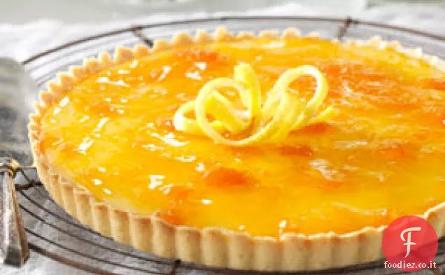 Crostata francese al limone e albicocca