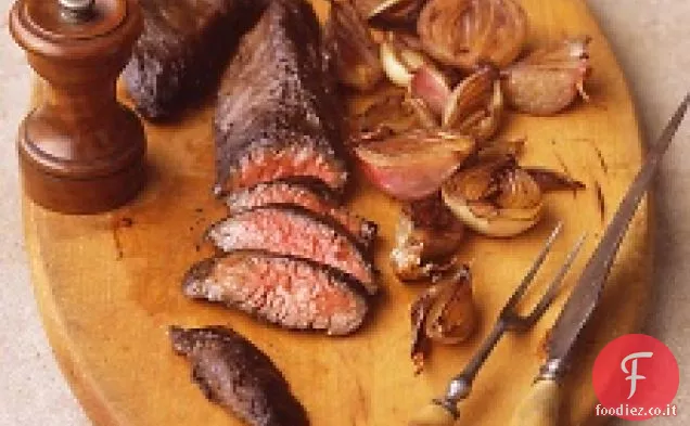 Bistecca con scalogno