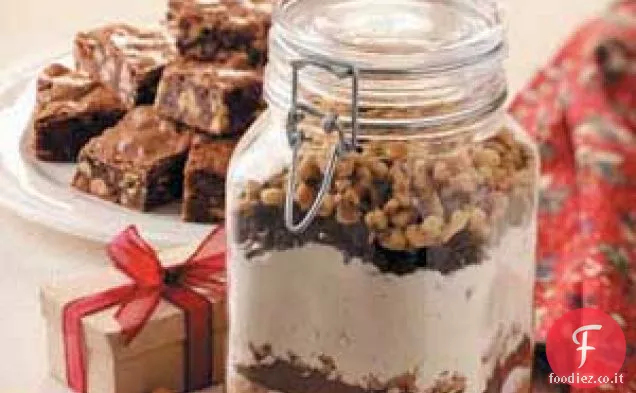 Preparato per brownie al burro di arachidi