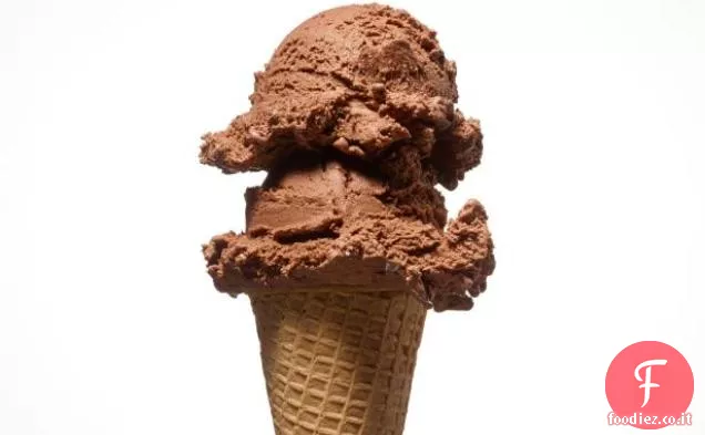 Gelato al cioccolato agrodolce