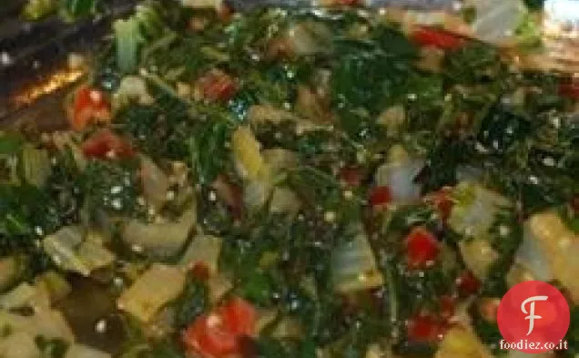 Bok Choy all'aceto balsamico e zenzero