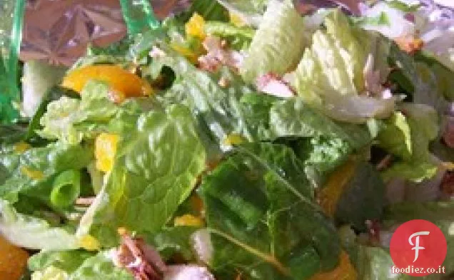 Insalata di mandorle e mandarini