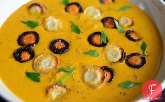 Arrosto patrimonio zuppa di carote