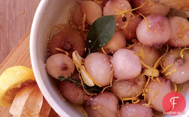 Scalogno-Confit al limone