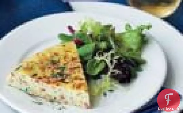 Frittata con Scalogno e Pancetta