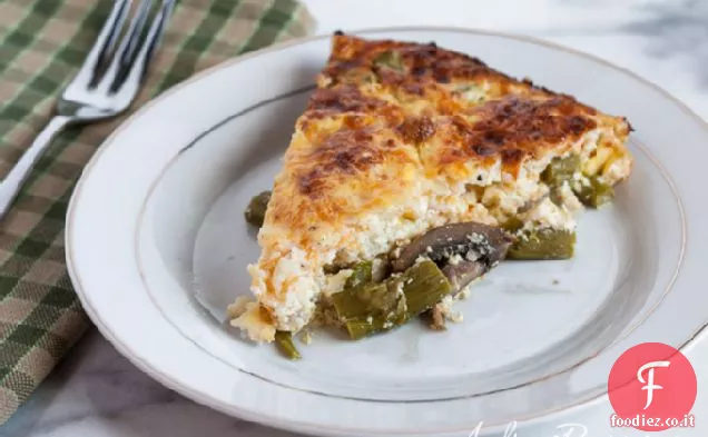 Quiche di Asparagi con Funghi e Scalogno