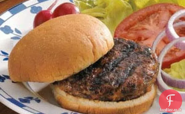 Hamburger di manzo alla griglia