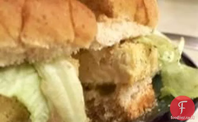 Panini con filetto di tofu e filetto di pesce