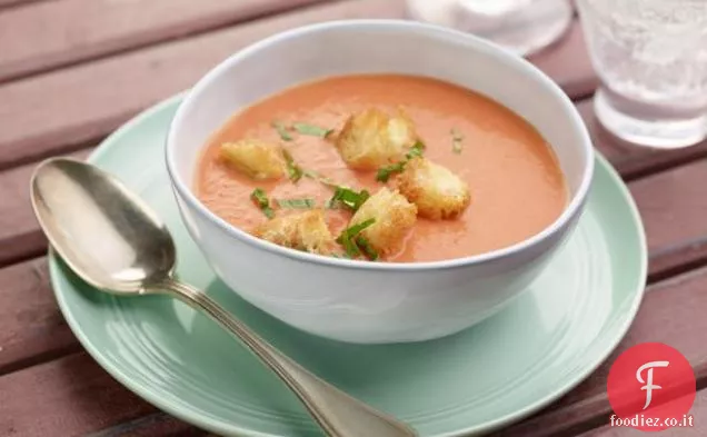 Crema Di Zuppa Di Pomodoro Fresco