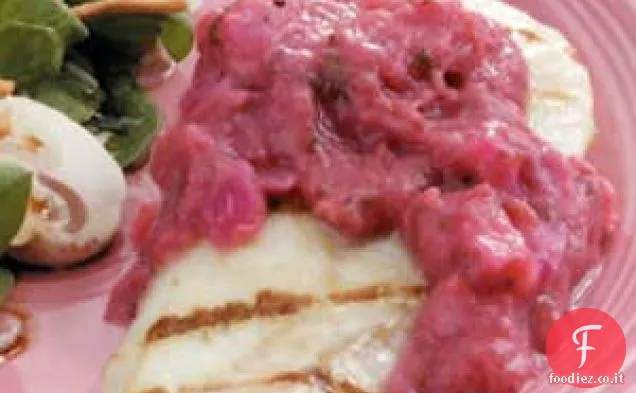 Merluzzo con Salsa al Rabarbaro