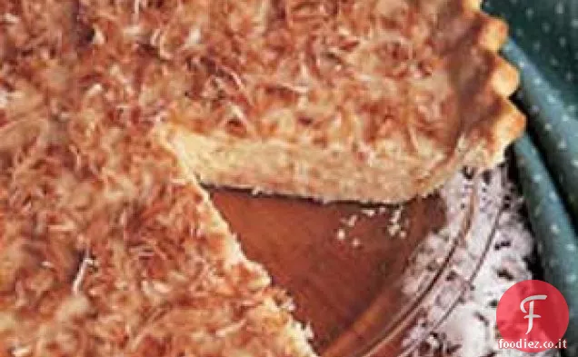 Torta semplice con crema al cocco