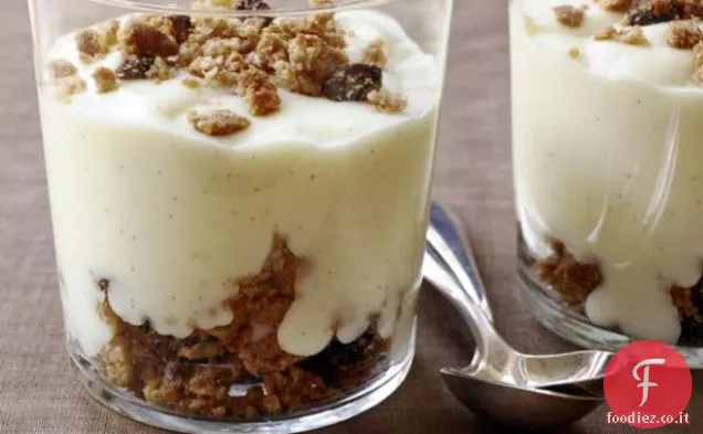 Budino con biscotti alla vaniglia