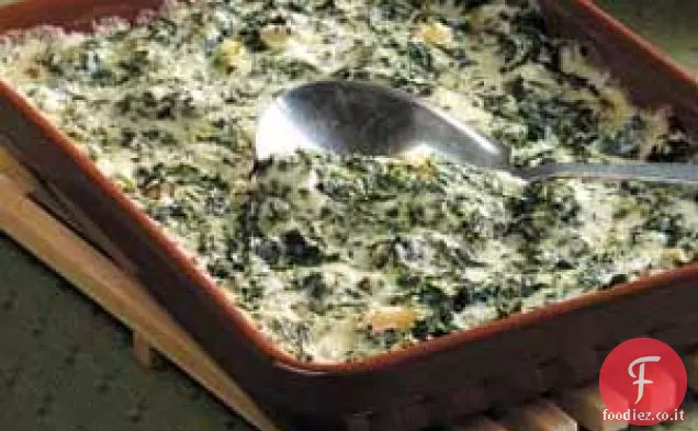 Sformato di spinaci al formaggio