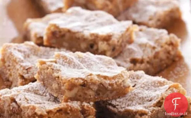 Barrette di noci pecan al caramello