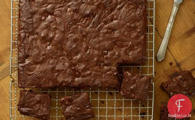 Brownies con spirale di arachidi