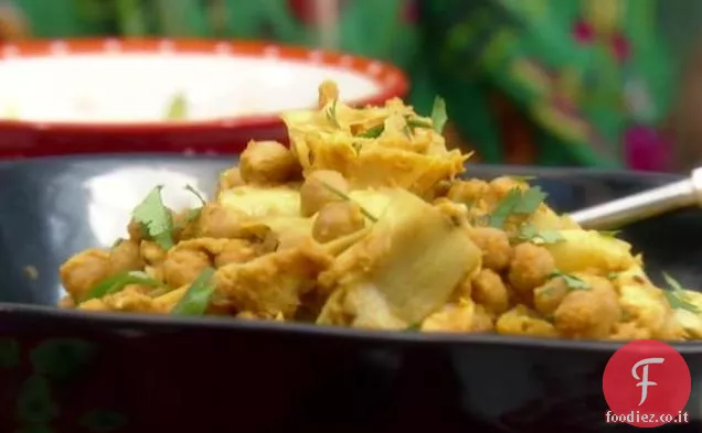 Masala di ceci e carciofi
