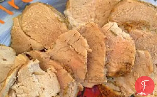 Schweineruckbraten (lombo di maiale al microonde)