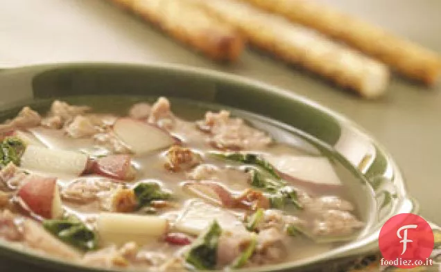 Zuppa Di Salsiccia Di Spinaci
