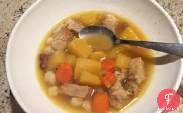 Zuppa di mais indiano Mohawk