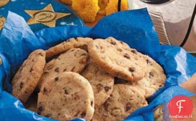 Biscotti ghiacciati con gocce di cioccolato