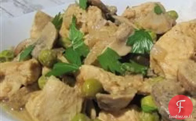 Pollo al curry a cottura lenta di Keon
