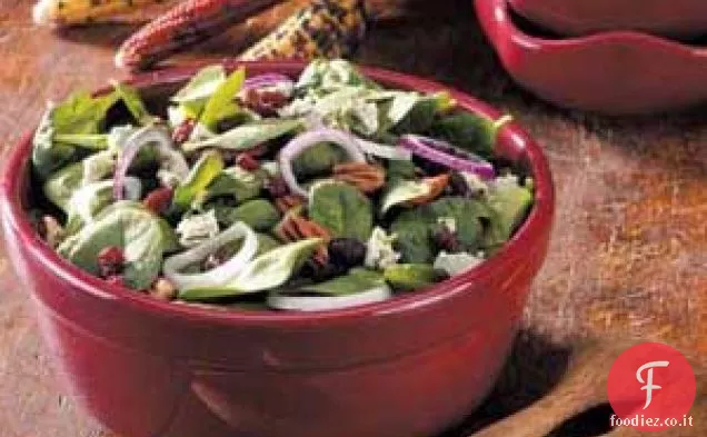 Insalata di spinaci e mirtilli rossi