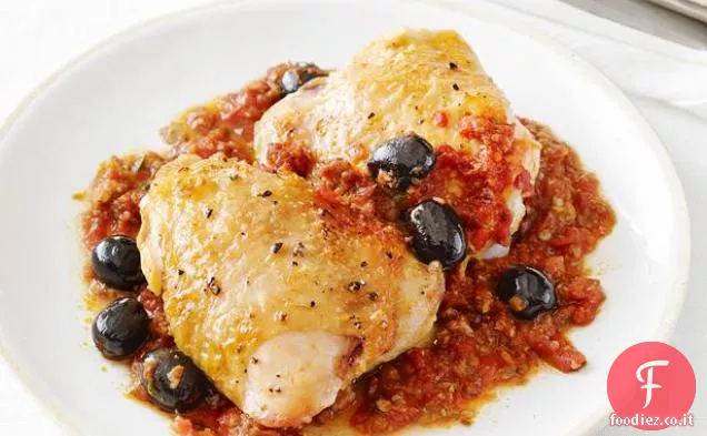 Pollo Con Salsa Alla Cacciatora