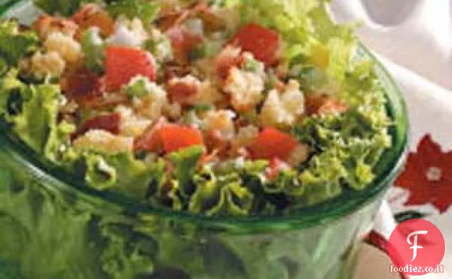 Insalata di pane di mais per due