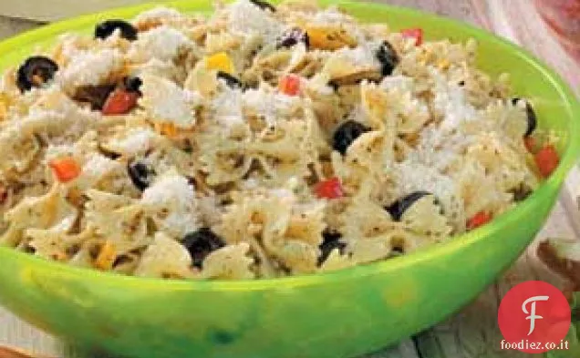 Pasta al pesto di peperoni dolci