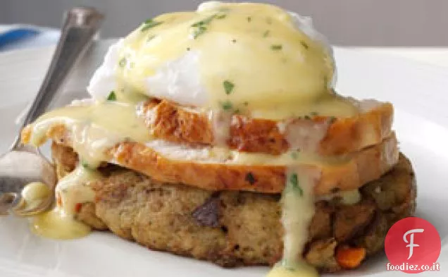 Tacchino e ripieno Uova alla Benedict