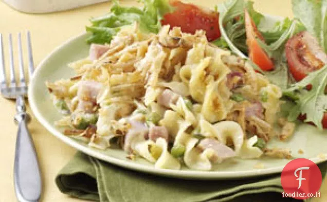 Prosciutto e tagliatelle al forno