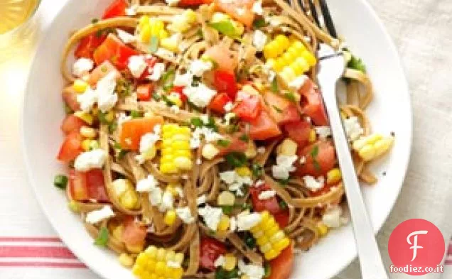 Fettuccine fresche di mais e pomodoro