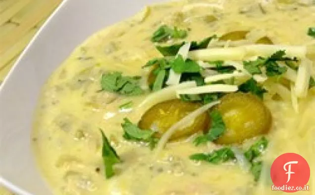 Zuppa di peperoncino verde di Patricia