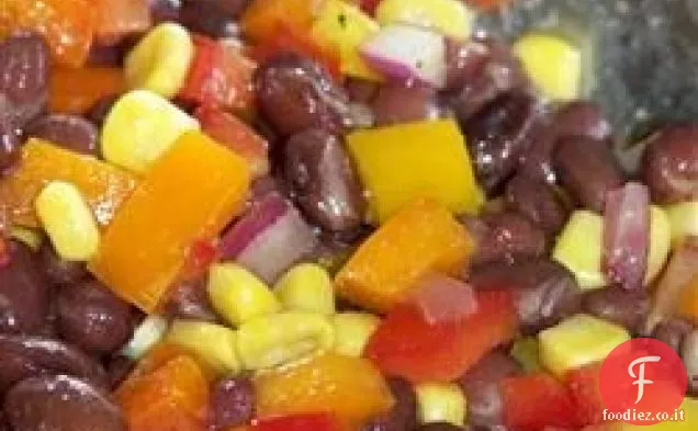 Salsa di fagioli neri e mais