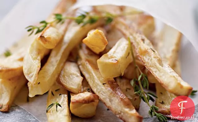 Frites bistecca con riduzione padella scalogno