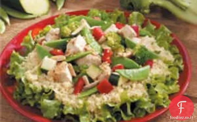 Insalata di cous cous di pollo al sesamo