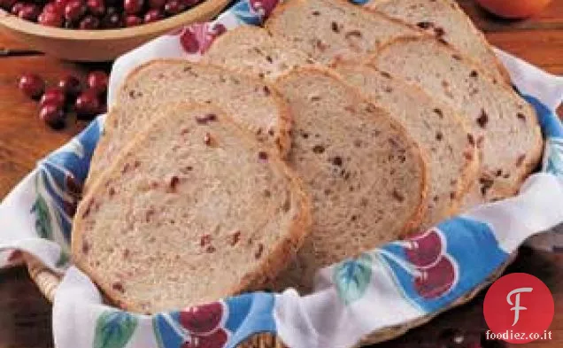 Pane al lievito di mirtillo rosso