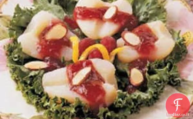 Insalata di mirtilli e pere