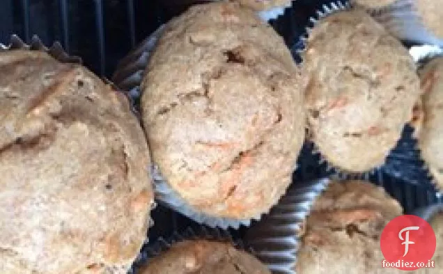 Muffin alle carote e uvetta
