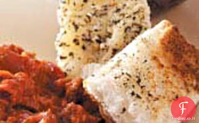 Pane al formaggio con basilico e aglio