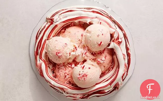 Pavlova al bastoncino di zucchero