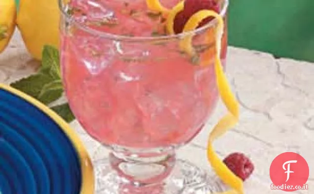 Limonata al lampone e menta