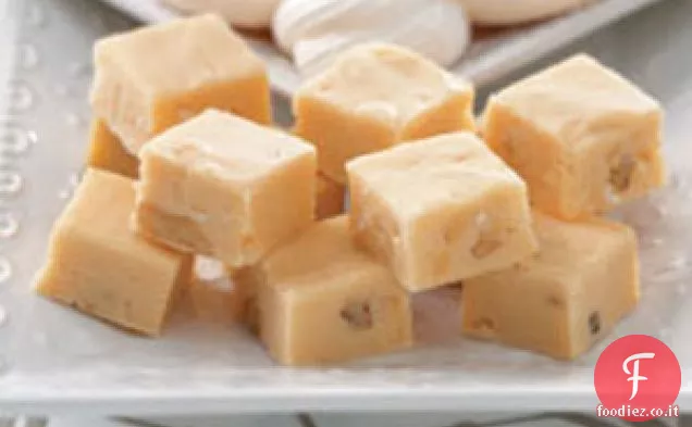 Fudge al cocco e cioccolato bianco
