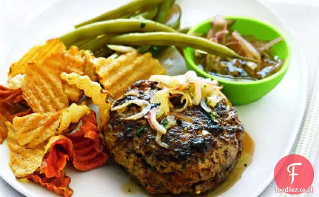Hamburger con limone e salsa di soia