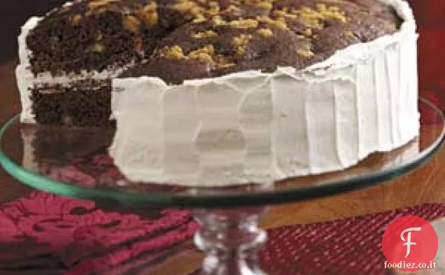 Torta al cioccolato rivisitata con briciole