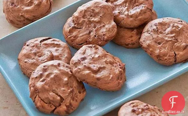 Biscotti al cioccolato e meringa senza glutine di Ron