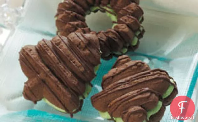 Spritz al cioccolato ripieno