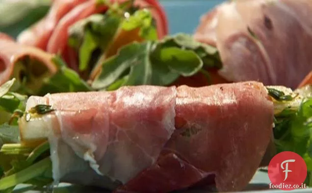 Prosciutto con pere e rucola