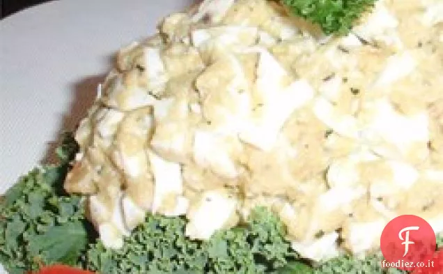 Insalata di uova e hummus